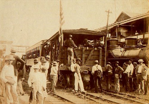 An armored train